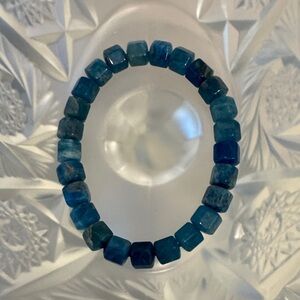 Blue Apatite Stretch Bracelet